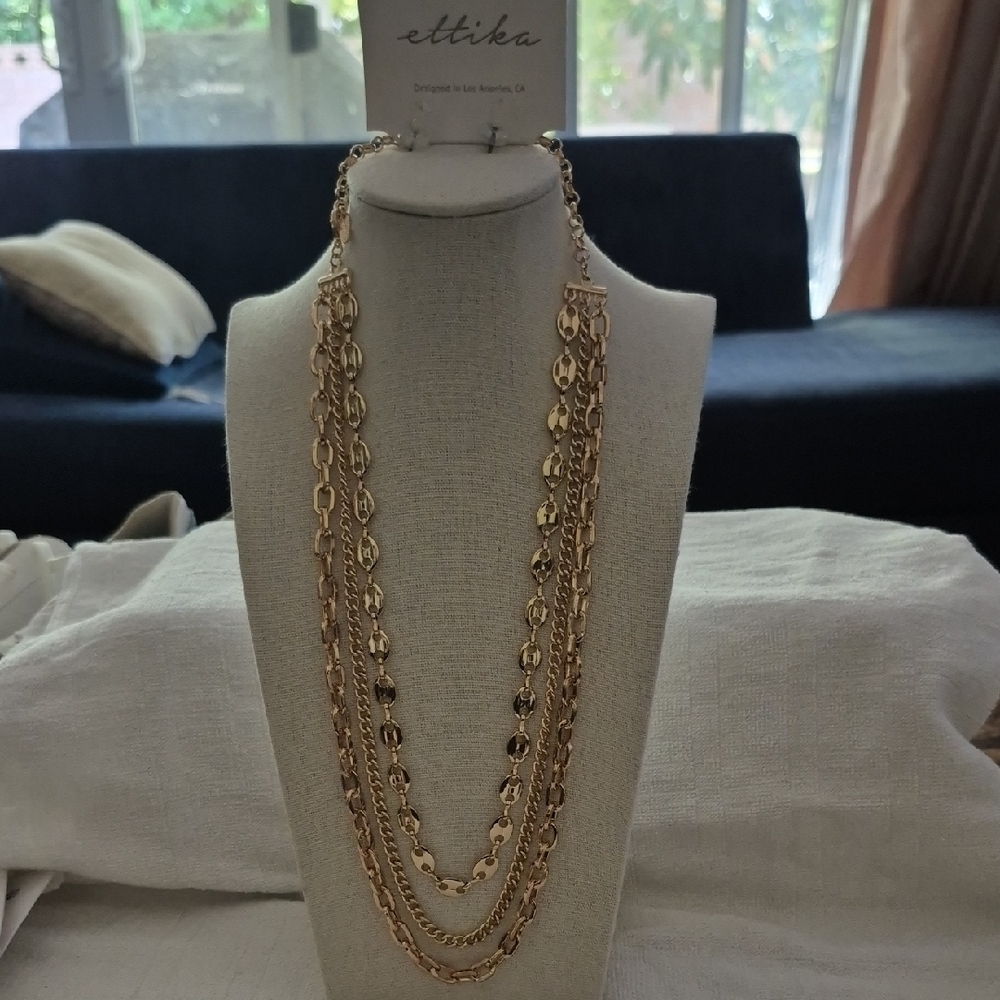 Ettika Gold Multi-Layer Necklace